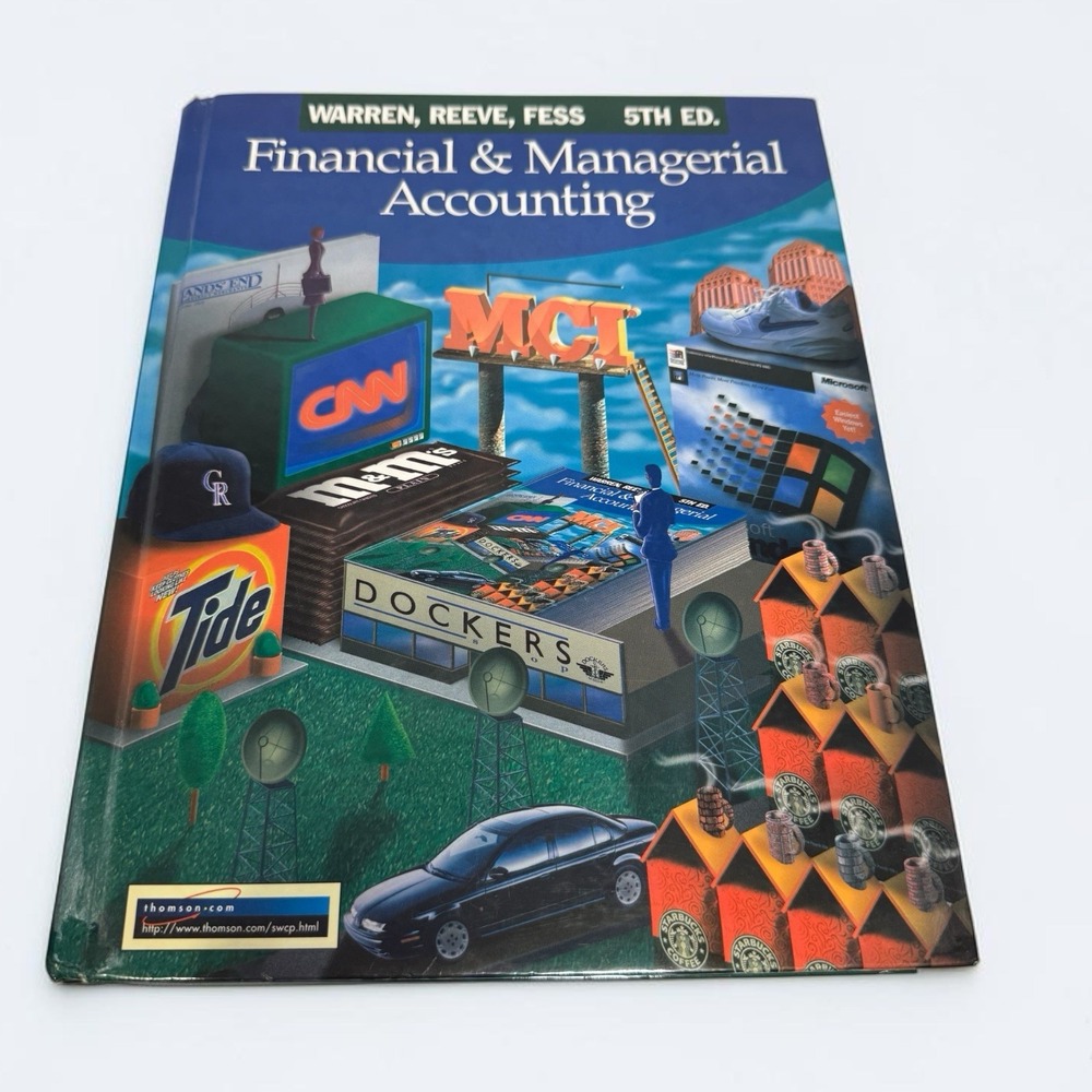 Financial & Managerial Accounting 5th Edition Warren Reeve Fess Hardcover 1997